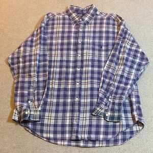 Ralph Lauren Men's Plaid Button Down Shirt